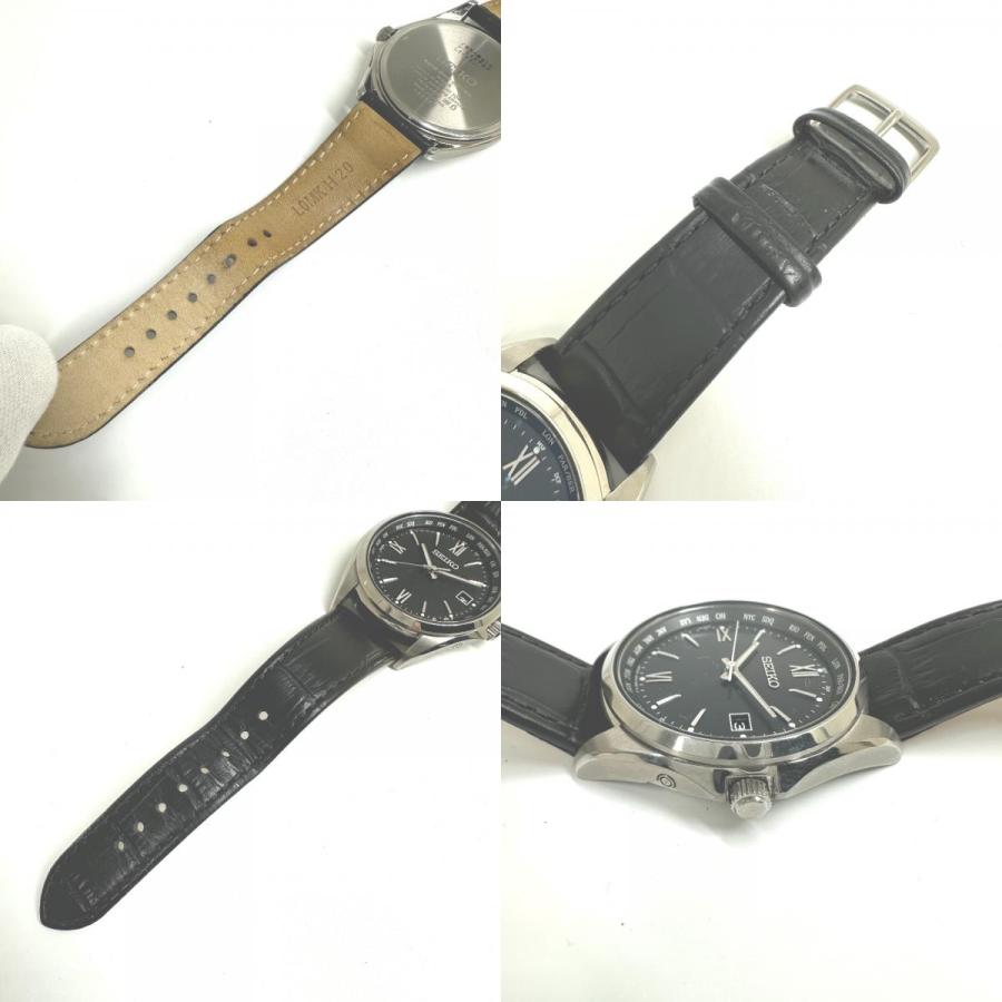 SEIKO セイコー 7B75-0AB0 セイコーセレクション ソーラー アナログ 腕時計 シルバー メンズ【中古】｜reference｜09