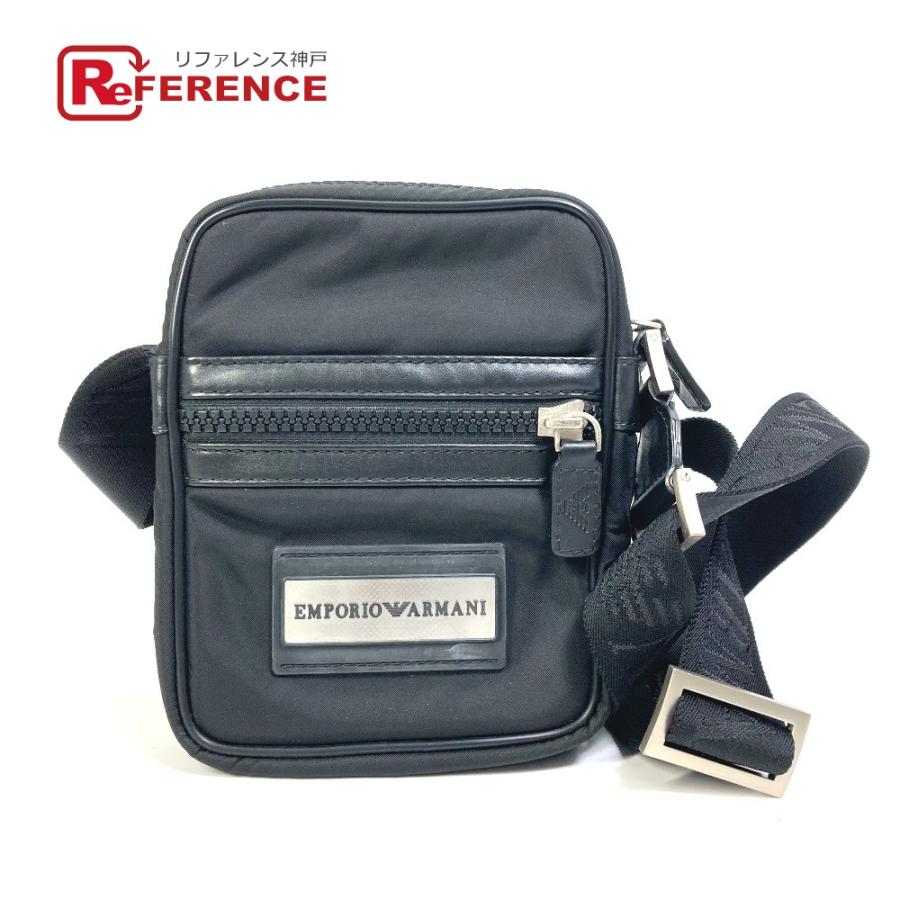 Emporio Armani エンポリオ・アルマーニ YEM253 ロゴ ミニ/ロゴ 斜め掛け/ポシェット ショルダーバッグ ナイロン ブラック  メンズ【中古】 :14039-21927-9:リファレンス コレクション - 通販 - Yahoo!ショッピング