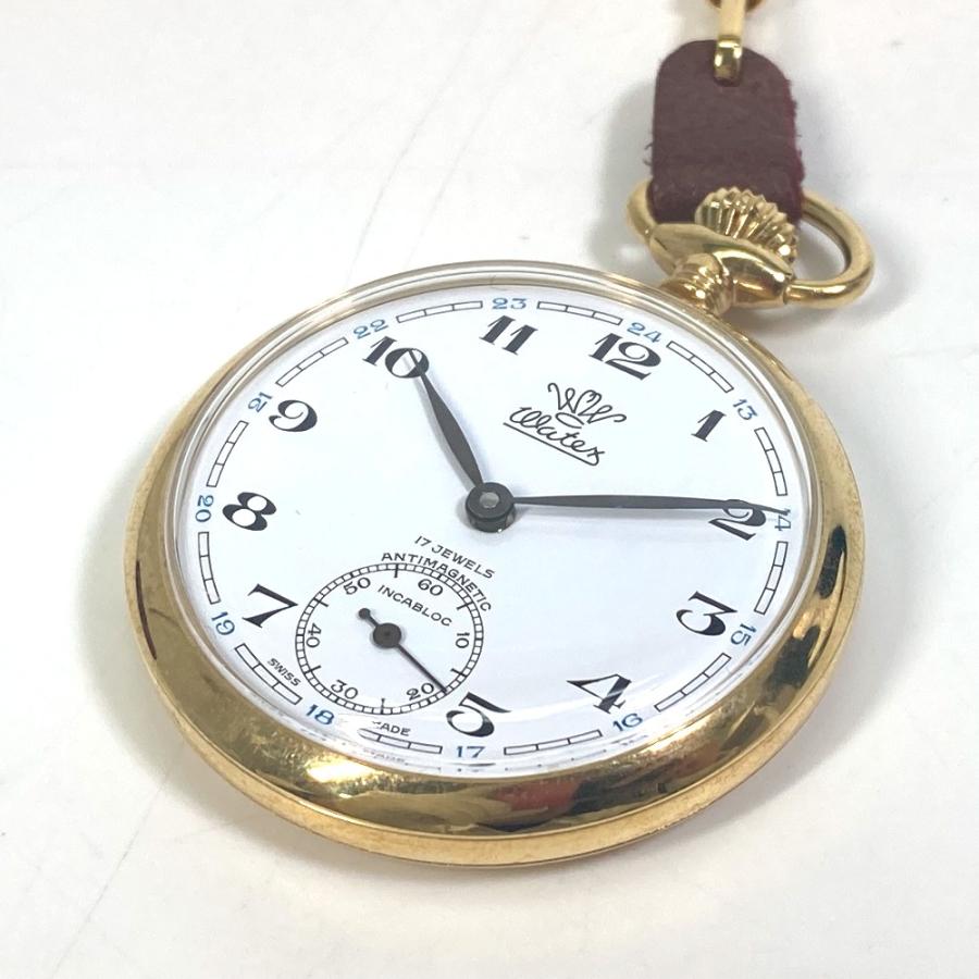 WATEX ワテックス スモールセコンド 手巻き 懐中時計 GP ゴールド