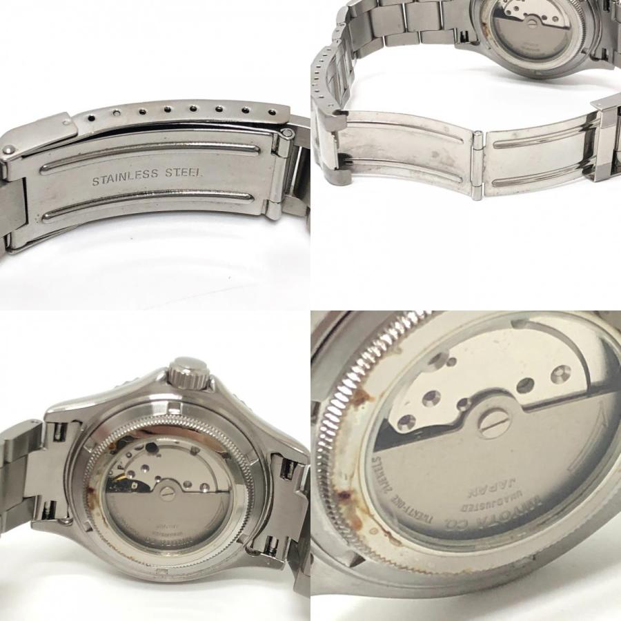 ROSSETTI ロセッティ SUPERLATIVE COLLECTION デイト 自動巻き ウォッチ 時計 回転ベゼル 腕時計 シルバー メンズ【中古】 |  | 08