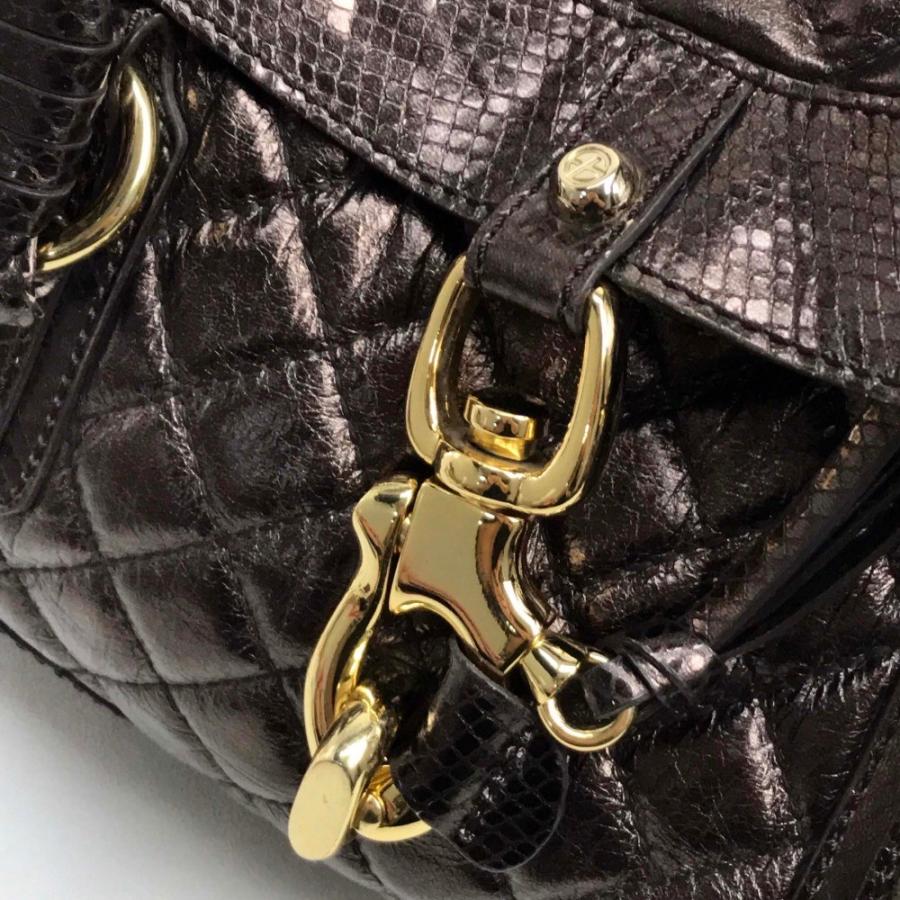 フランチェスコビアジア　シルバー キルティング ハンドバッグ フランチェスコビアジア シルバー キルティング ハンドバッグ