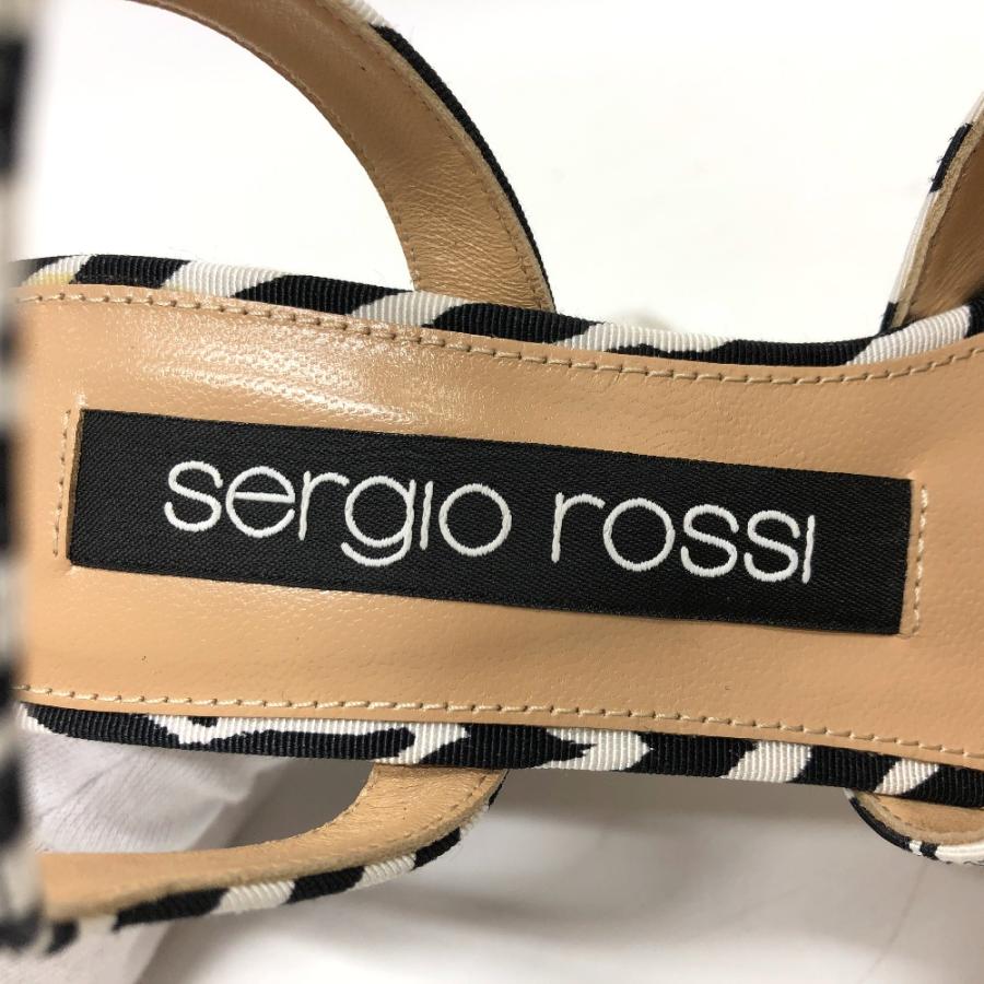 Sergio rossi（セルジオロッシ） 未使用 ゼブラ ウェッジソール