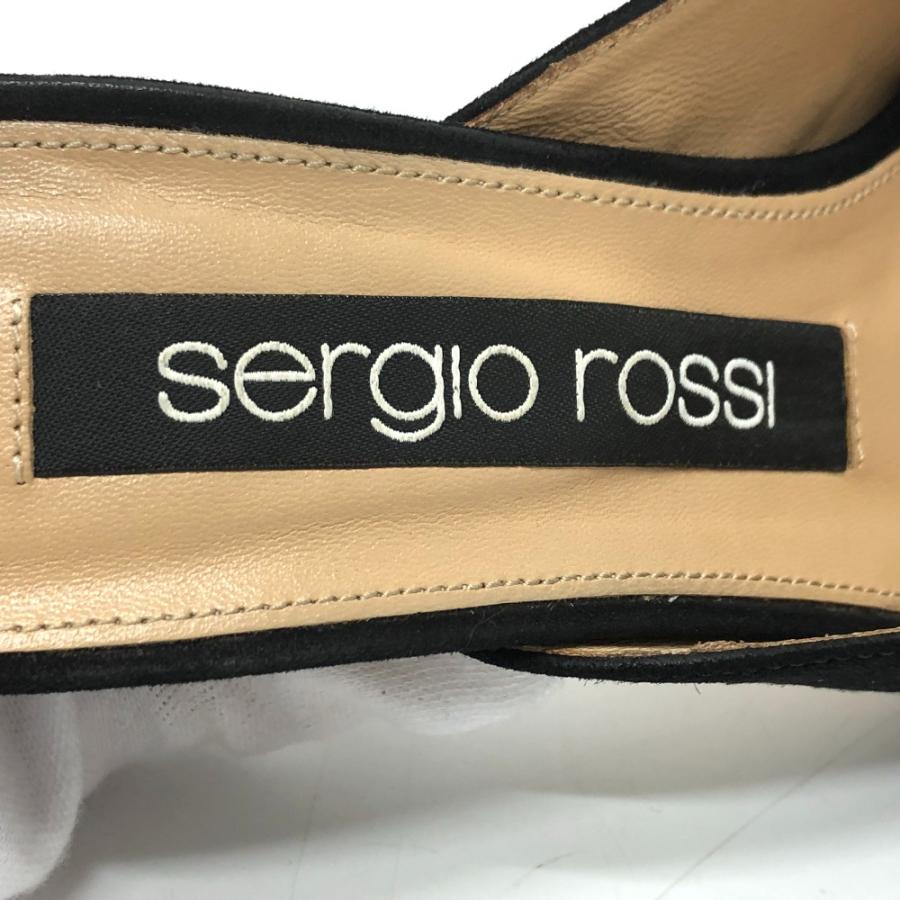 Sergio rossi 美品 Rossi セルジオロッシ A83311 オープントゥ 