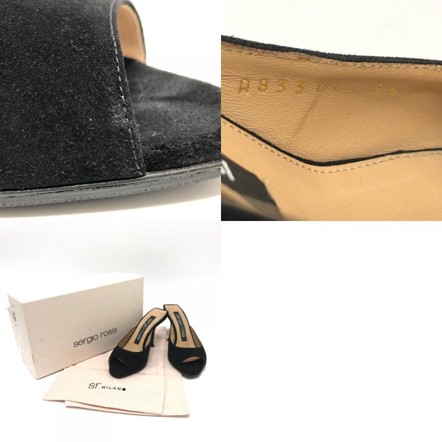 Sergio rossi 美品 Rossi セルジオロッシ A83311 オープントゥ
