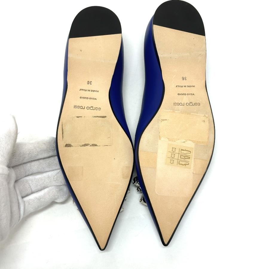 Sergio rossi（セルジオロッシ） 未使用 B09820-MNAN07 トライアングル