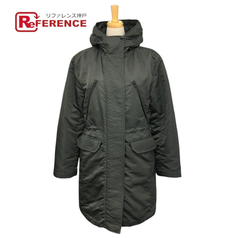 ARMANI EXCHANGE アルマーニエクスチェンジ アパレル アウター フード ロングコート カーキ レディース【中古】 | 