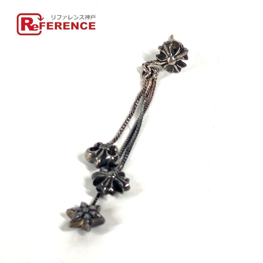 CHROME HEARTS クロムハーツ JOJO ジョジョ アクセサリー 片耳 3連ピアス チェーンピアス ピアス シルバー メンズ【中古】 | 