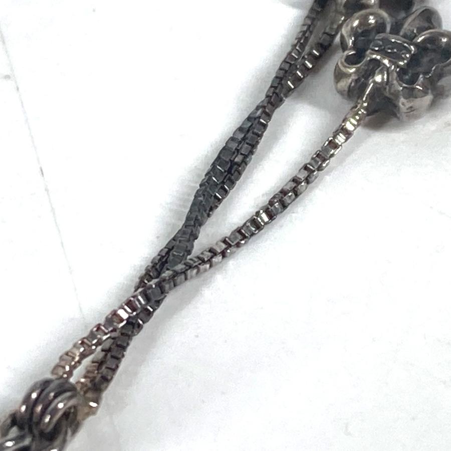CHROME HEARTS クロムハーツ JOJO ジョジョ アクセサリー 片耳 3連ピアス チェーンピアス ピアス シルバー メンズ【中古】 |  | 05