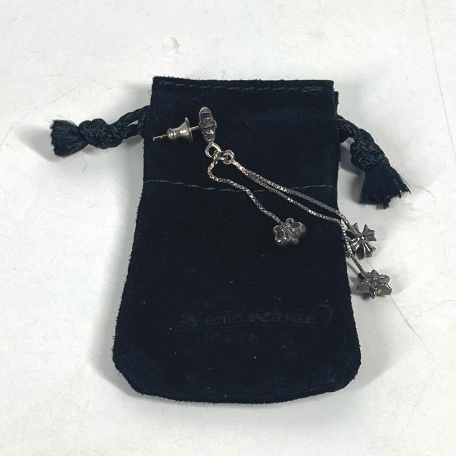 CHROME HEARTS クロムハーツ JOJO ジョジョ アクセサリー 片耳 3連ピアス チェーンピアス ピアス シルバー メンズ【中古】 |  | 08