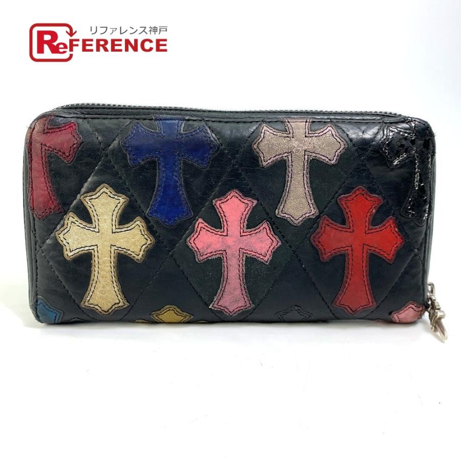 クロムハーツ セメタリー　クロスパッチ　長財布 CHROME HEARTS クロムハーツ セメタリ―クロス マルチパッチ