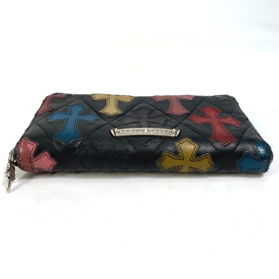 クロムハーツ セメタリー　クロスパッチ　長財布 3セメタリークロスパッチ レックウォレット ラウンドファスナー