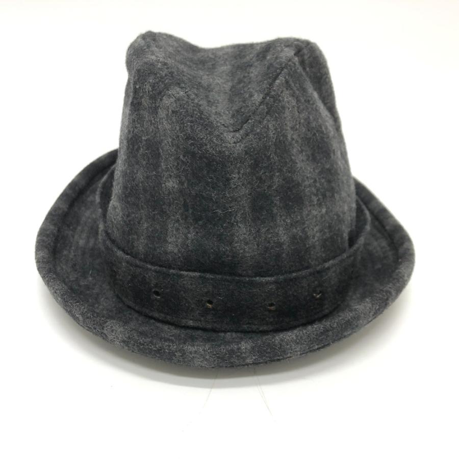 CHROME HEARTS クロムハーツ チェック柄 フェドラハット 帽子 グレー メンズ【中古】 |  | 01