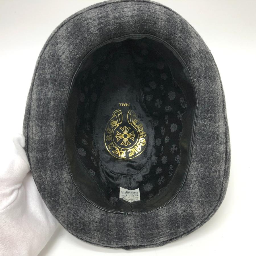 CHROME HEARTS クロムハーツ チェック柄 フェドラハット 帽子 グレー メンズ【中古】 |  | 04