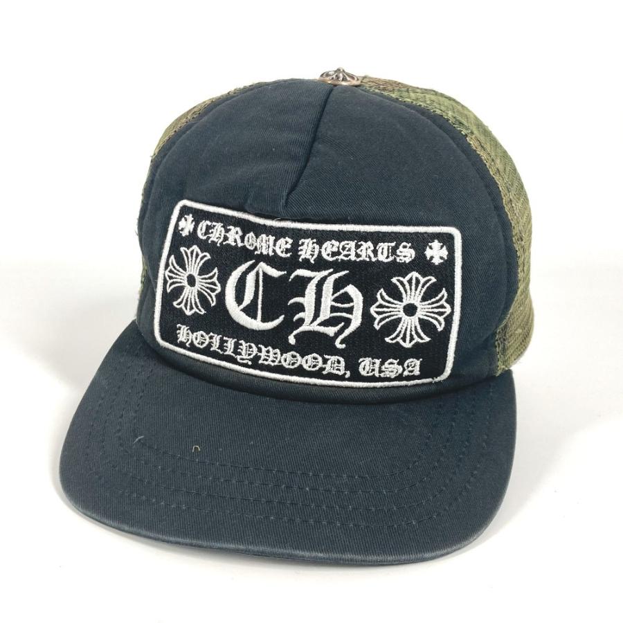 CHROME HEARTS クロムハーツ ロゴ 迷彩 メッシュ 帽子 キャップ帽 ベースボール キャップ グリーン メンズ【中古】 |  | 05