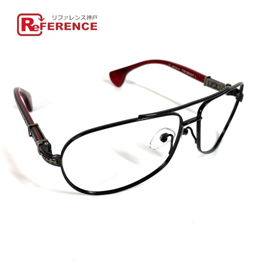 CHROME HEARTS クロムハーツ THE BEAST1 メガネ めがね アイウェア 眼鏡 ブラック ユニセックス【中古】 | 