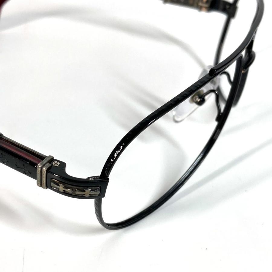 CHROME HEARTS クロムハーツ THE BEAST1 メガネ めがね アイウェア 眼鏡 ブラック ユニセックス【中古】 |  | 02