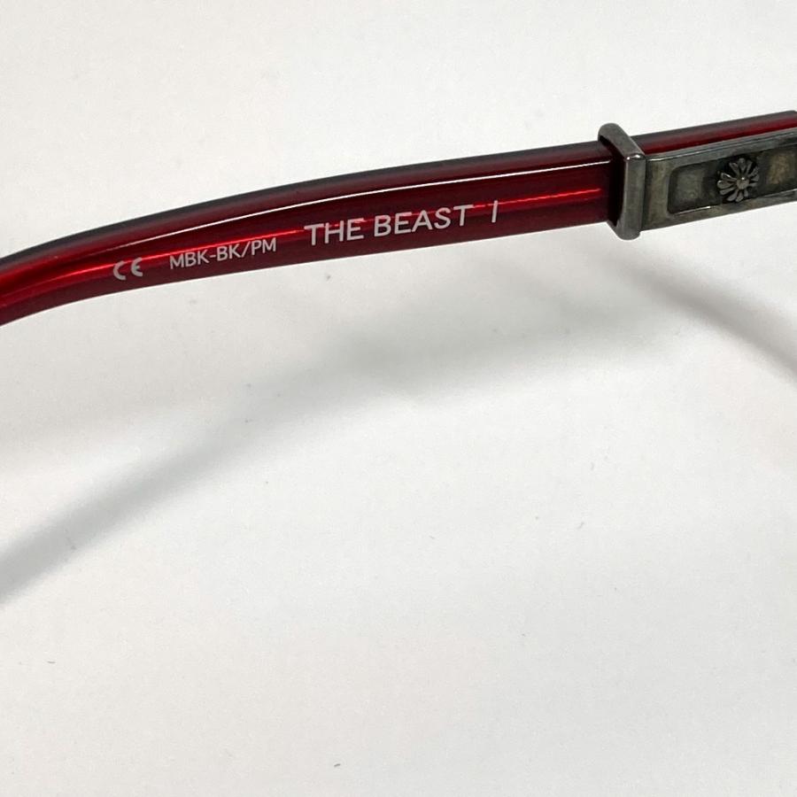 CHROME HEARTS クロムハーツ THE BEAST1 メガネ めがね アイウェア 眼鏡 ブラック ユニセックス【中古】 |  | 04
