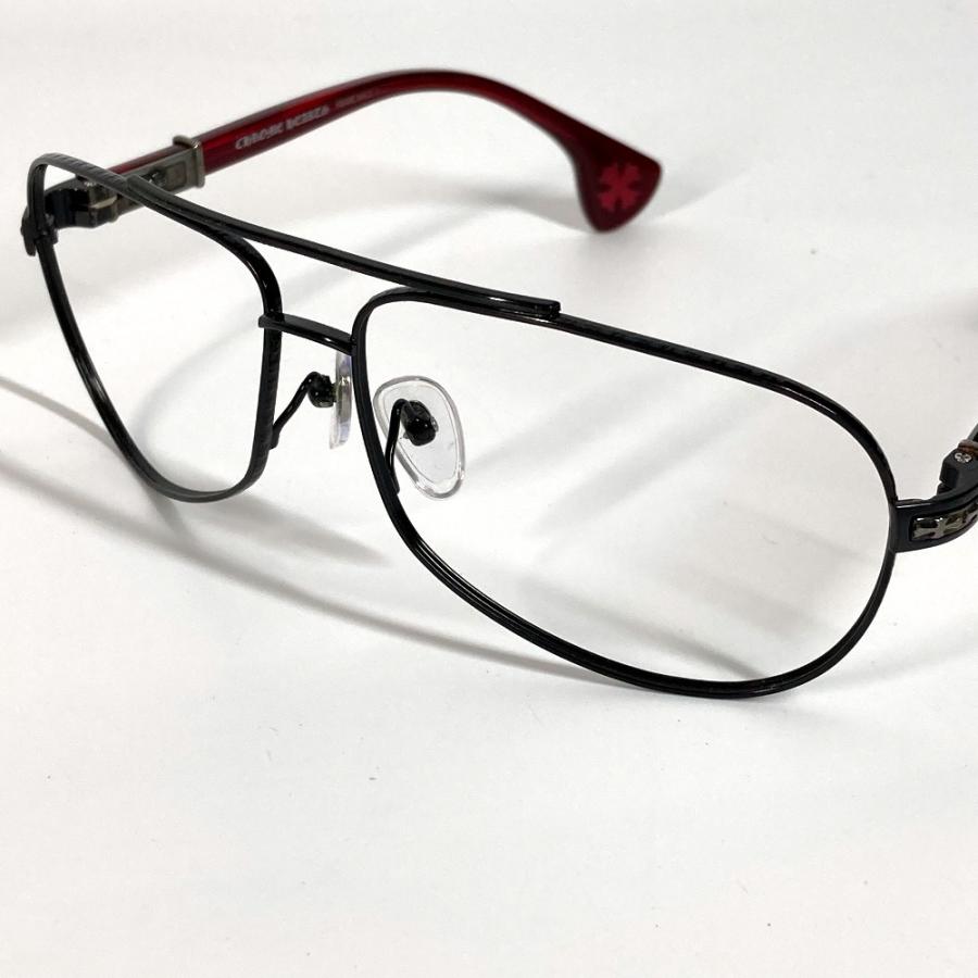 CHROME HEARTS クロムハーツ THE BEAST1 メガネ めがね アイウェア 眼鏡 ブラック ユニセックス【中古】 |  | 07