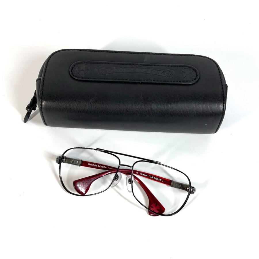 CHROME HEARTS クロムハーツ THE BEAST1 メガネ めがね アイウェア 眼鏡 ブラック ユニセックス【中古】 |  | 09
