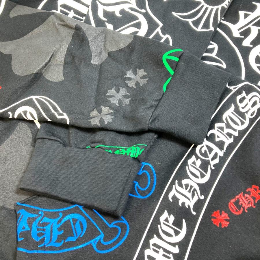 CHROME HEARTS クロムハーツ ステンシル STENCIL HOODIE クロス プラス  