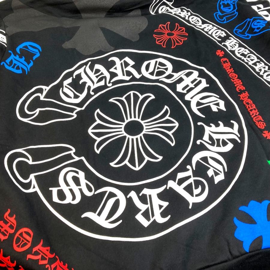 CHROME HEARTS クロムハーツ ステンシル STENCIL HOODIE クロス プラス