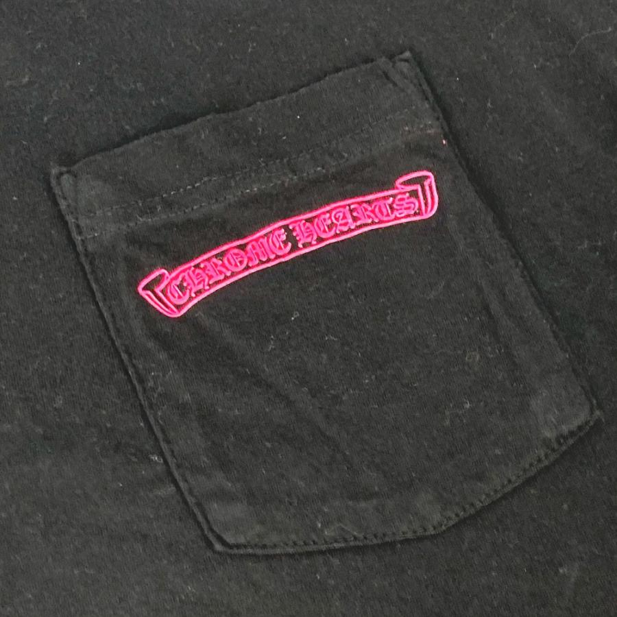 CHROME HEARTS クロムハーツ レター ロゴ プリント 蛍光 ピンク 