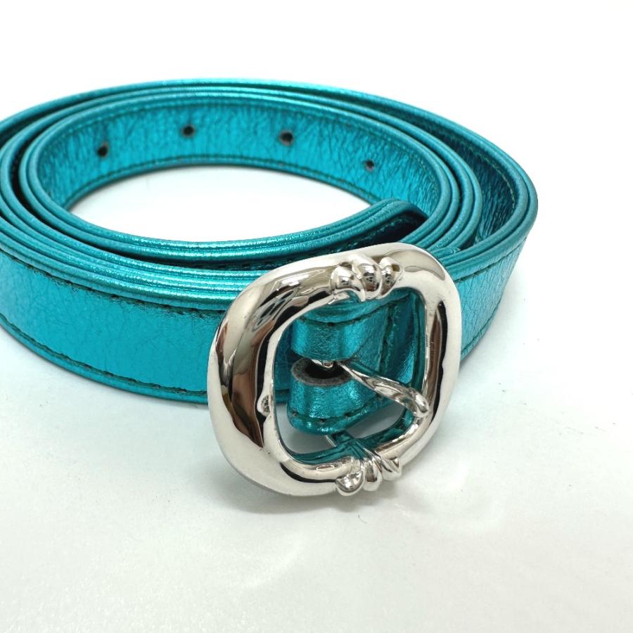美品 CHROME HEARTS クロムハーツ ガンスリンガー ノベルティ ベルト ブルー メンズ【中古】 |  | 02
