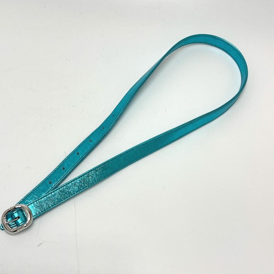 美品 CHROME HEARTS クロムハーツ ガンスリンガー ノベルティ ベルト ブルー メンズ【中古】 |  | 03