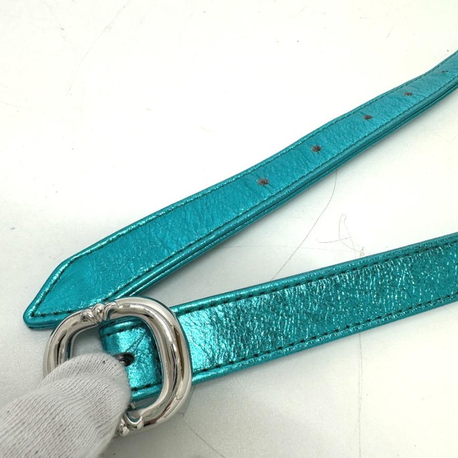 美品 CHROME HEARTS クロムハーツ ガンスリンガー ノベルティ ベルト ブルー メンズ【中古】 |  | 05