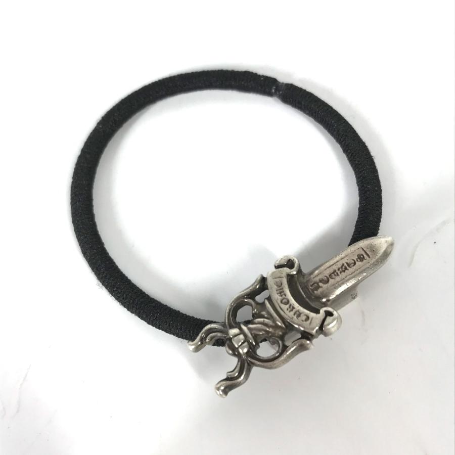 CHROME HEARTS クロムハーツ ダガー ヘアアクセサリー ヘアゴム シルバー レディース【中古】｜reference｜04