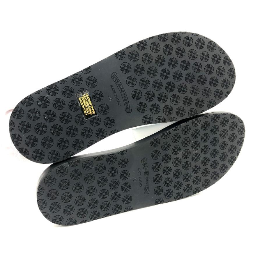 未使用 CHROME HEARTS クロムハーツ クロスパッチ フラット サンダル  サンダル ホワイト メンズ【中古】 |  | 02