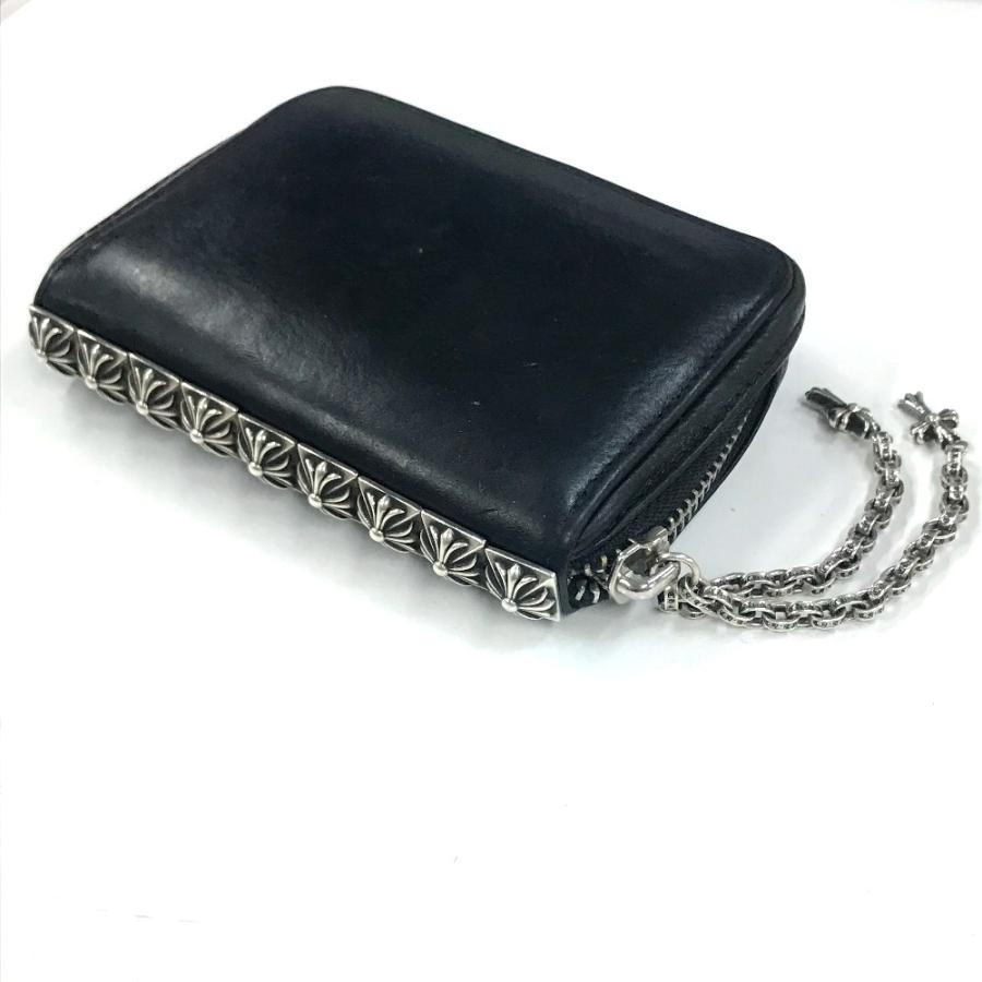 CHROME HEARTS クロムハーツ 3 SIDE ZIP レザーウォレット ピラミッド
