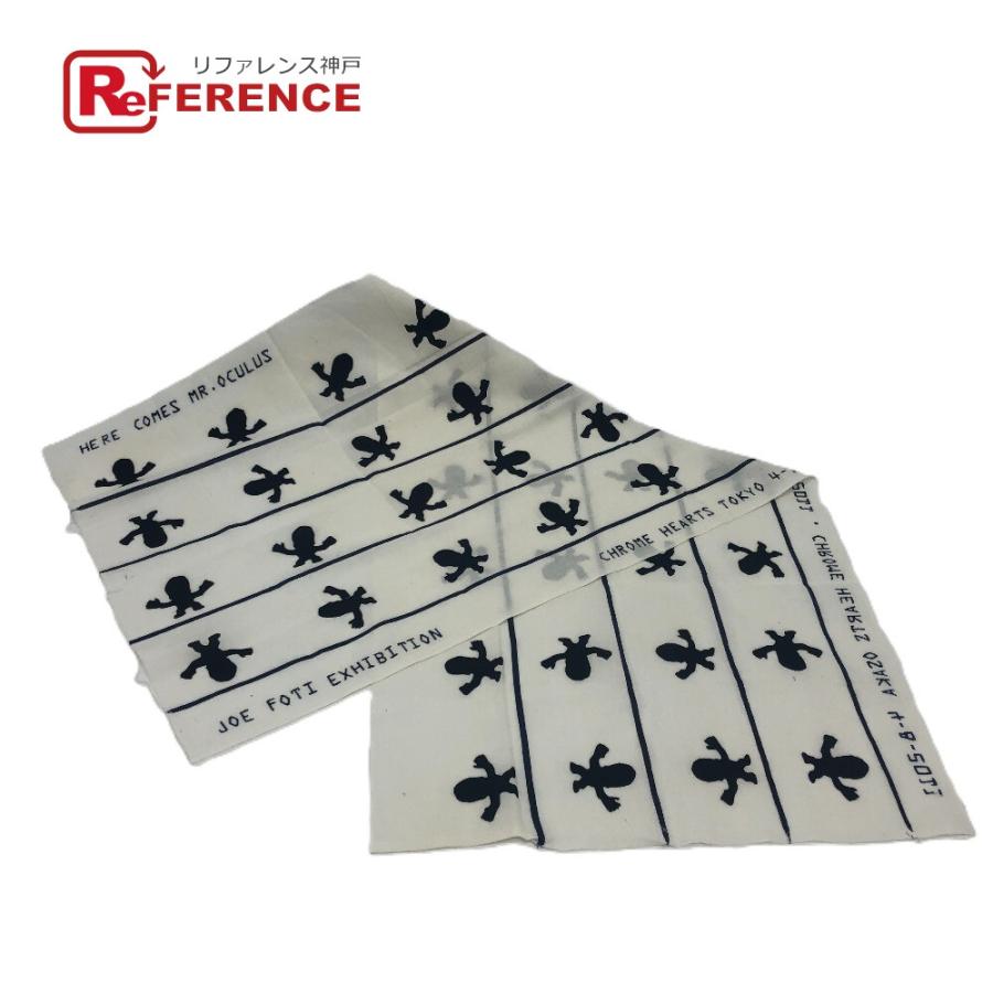 CHROME HEARTS クロムハーツ  JOE FOTI ART EXHIBITION 2011 東京 大阪限定 手ぬぐい ハンカチ てぬぐい 非売品 バンタナ スカーフ【中古】 | 