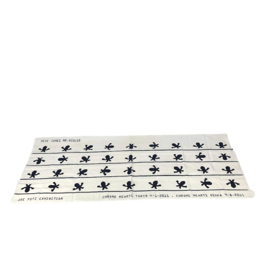 CHROME HEARTS クロムハーツ  JOE FOTI ART EXHIBITION 2011 東京 大阪限定 手ぬぐい ハンカチ てぬぐい 非売品 バンタナ スカーフ【中古】 |  | 06
