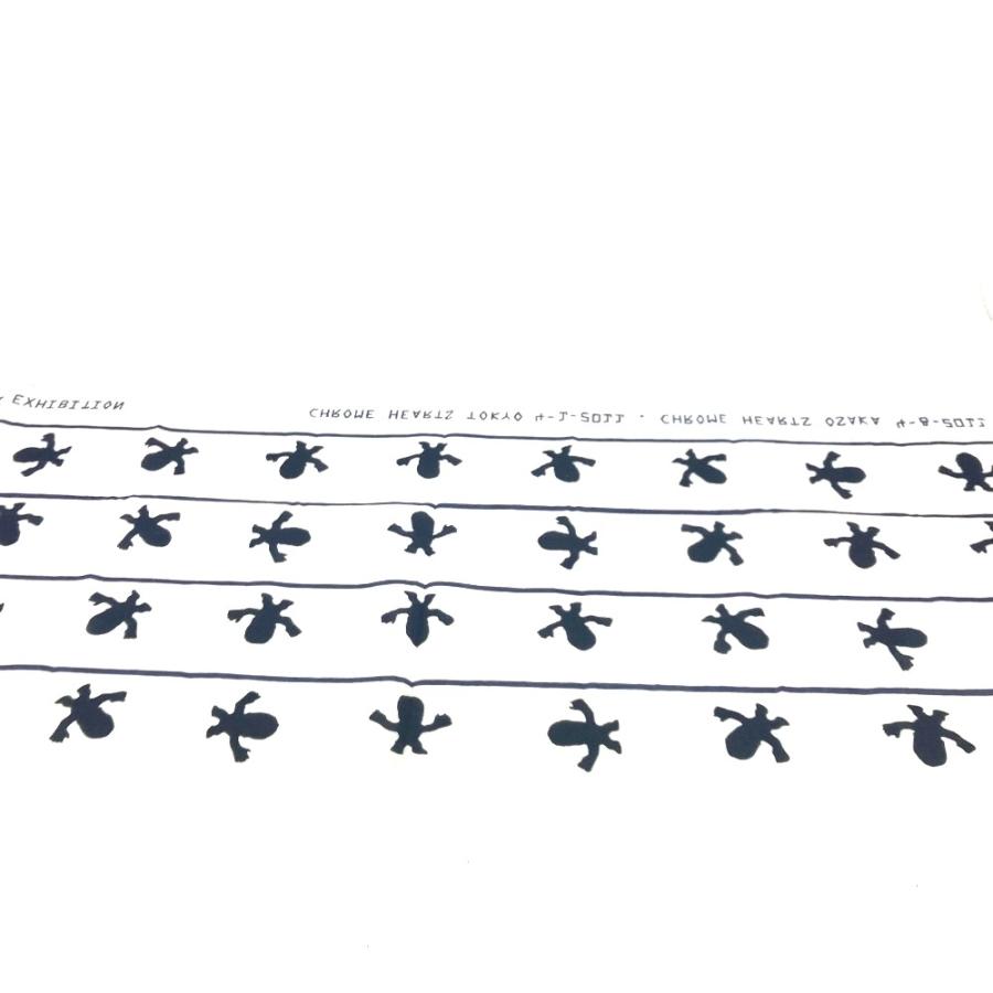 CHROME HEARTS クロムハーツ  JOE FOTI ART EXHIBITION 2011 東京 大阪限定 手ぬぐい ハンカチ てぬぐい 非売品 バンタナ スカーフ【中古】 |  | 07