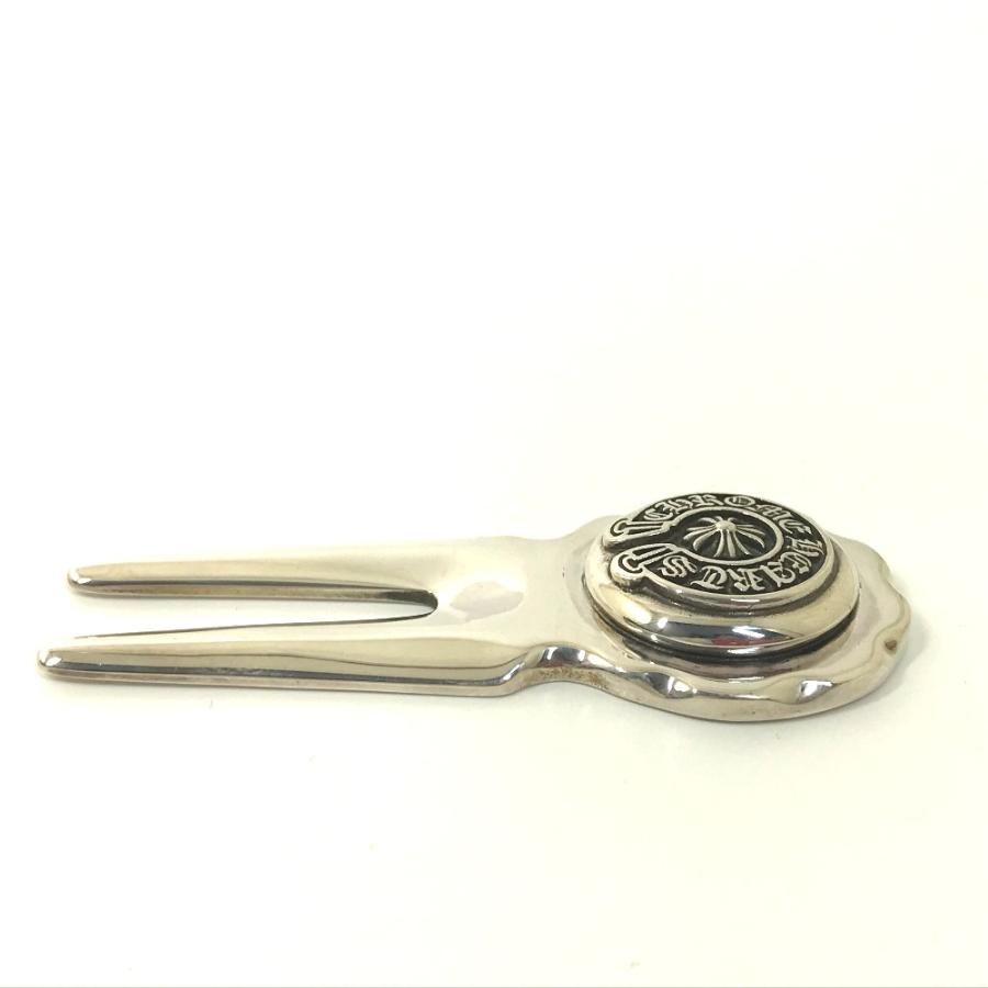 CHROME HEARTS クロムハーツ ロゴ グリーンフォーク ホースシュー スポーツ  ゴルフ 雑貨 シルバー メンズ【中古】 |  | 02