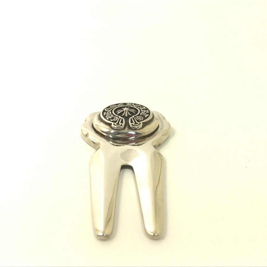 CHROME HEARTS クロムハーツ ロゴ グリーンフォーク ホースシュー スポーツ  ゴルフ 雑貨 シルバー メンズ【中古】 |  | 04