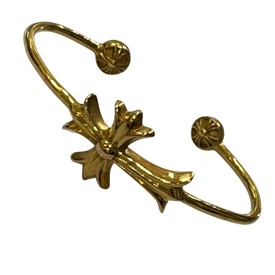 CHROME HEARTS クロムハーツ スキニーバングル タイニーCH アクセサリー ブレスレット ブレス 腕輪 バングル ゴールド レディース【中古】 |  | 03