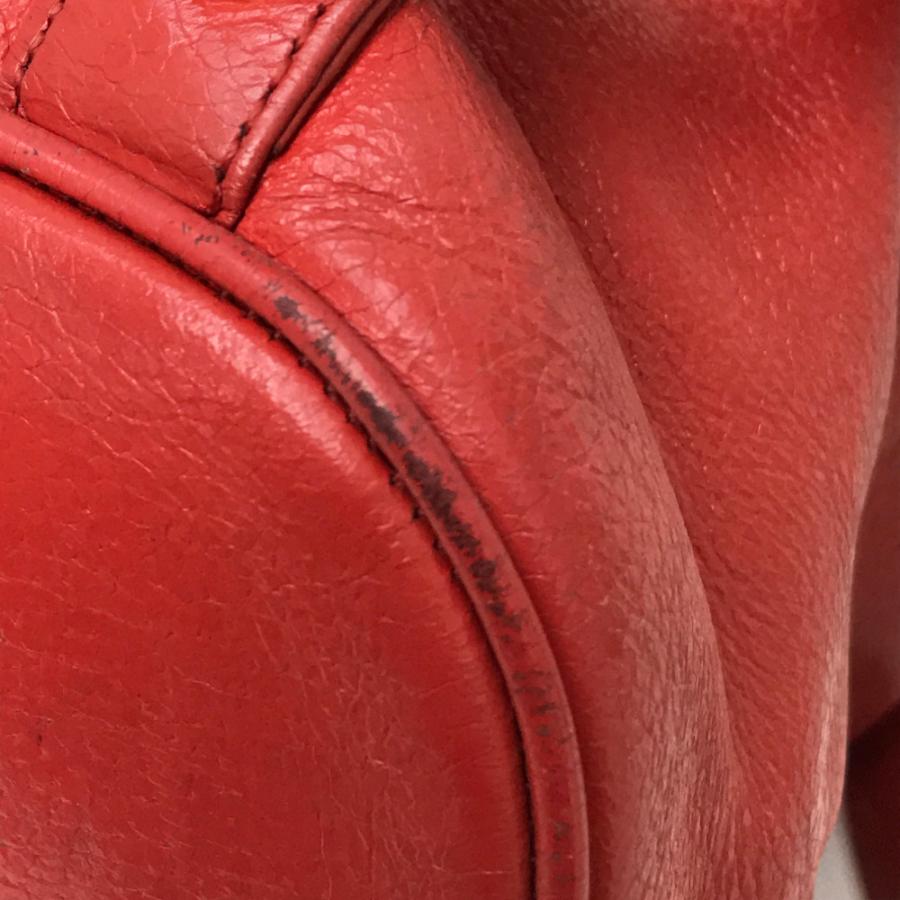 MCM エム・シー・エム リュックサック バックパック ロゴプレート タウンユース リュック・デイパック レザー レッド | MCM | 06