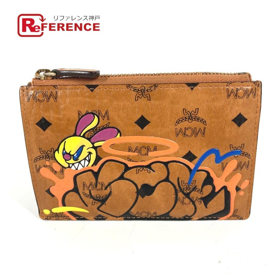 MCM 三つ折り財布 ラビット柄 ヴィセトス MCM エム シー ヴィセトス ロゴグラム ラビット ウサギ 三つ折り