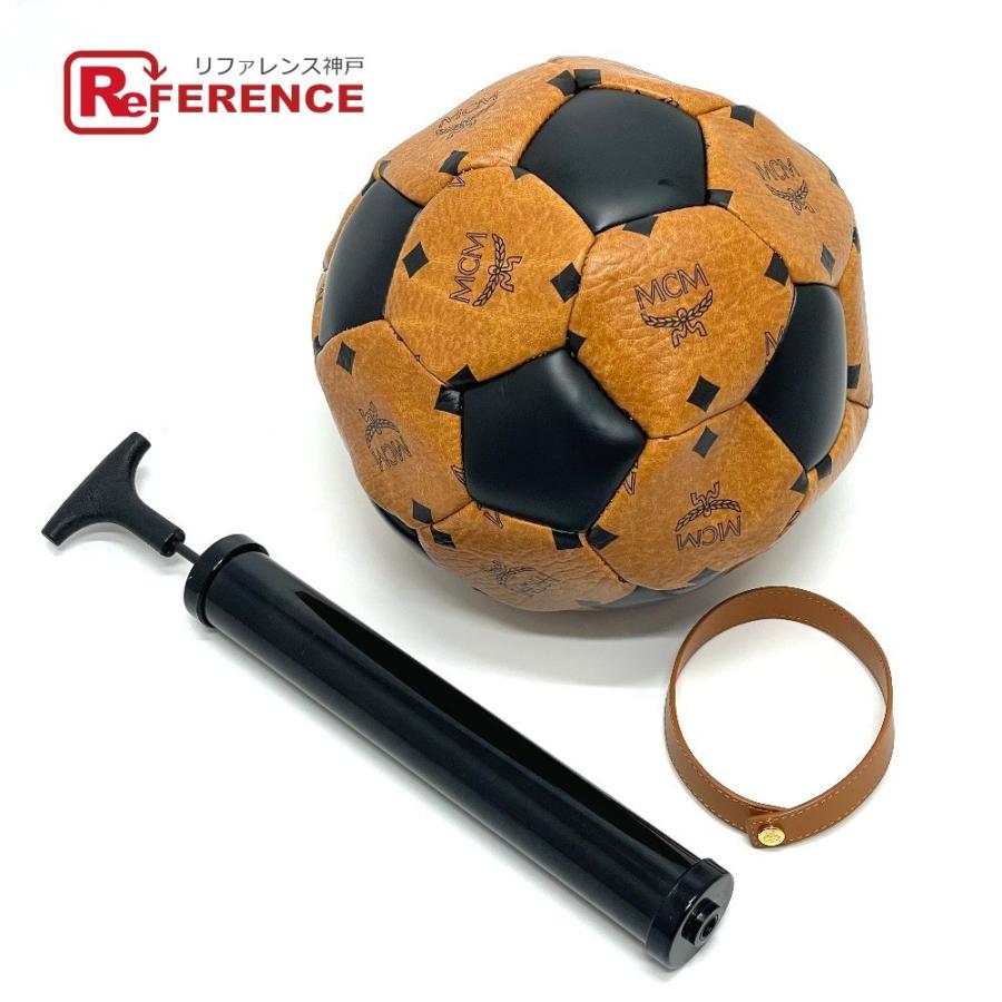 Mcm エムシーエム ノベルティ サッカーボール 空気入れセット オブジェ レザー ブラウン ユニセックス 中古 新品同様 美品 801 17 リファレンス コレクション 通販 Yahoo ショッピング