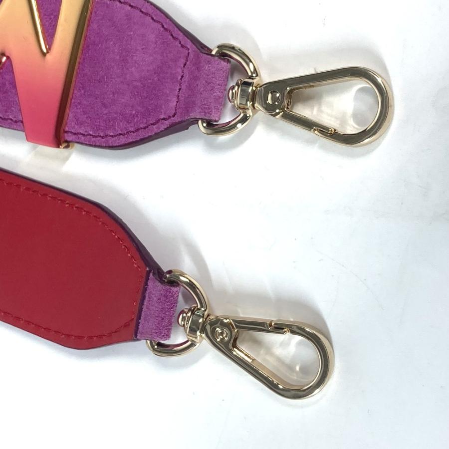 MCM（エムシーエム） 美品 ロゴ メタルプレート ショルダーストラップ 