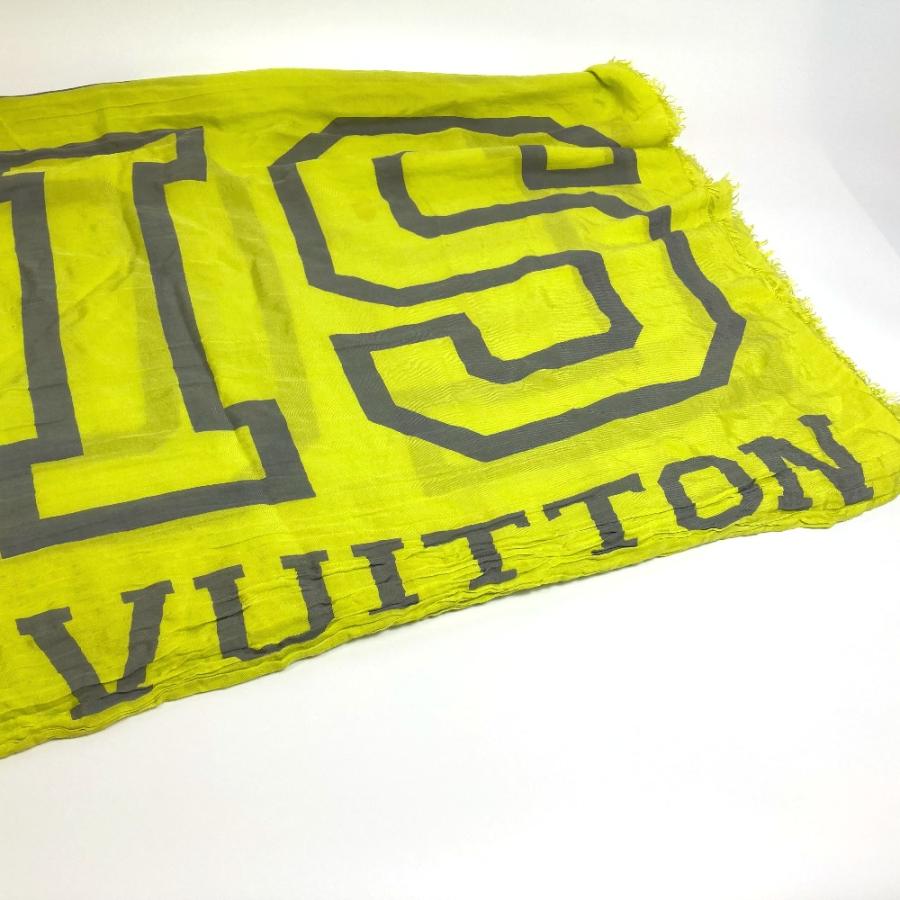 LOUIS VUITTON ルイヴィトン MP2152 エトール・フルオ・ルイ ファッション小物 大判 ストール ショール イエロー レディース【中古】 | LOUIS VUITTON | 04