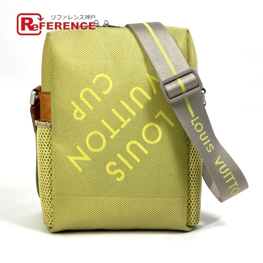 LOUIS VUITTON ルイヴィトン M80636 ダミエ ジェアン ウェザリー LVカップ ショルダーバッグ ナイロンキャンバス イエロー  メンズ【中古】 :150006-21904-9:リファレンス コレクション - 通販 - Yahoo!ショッピング
