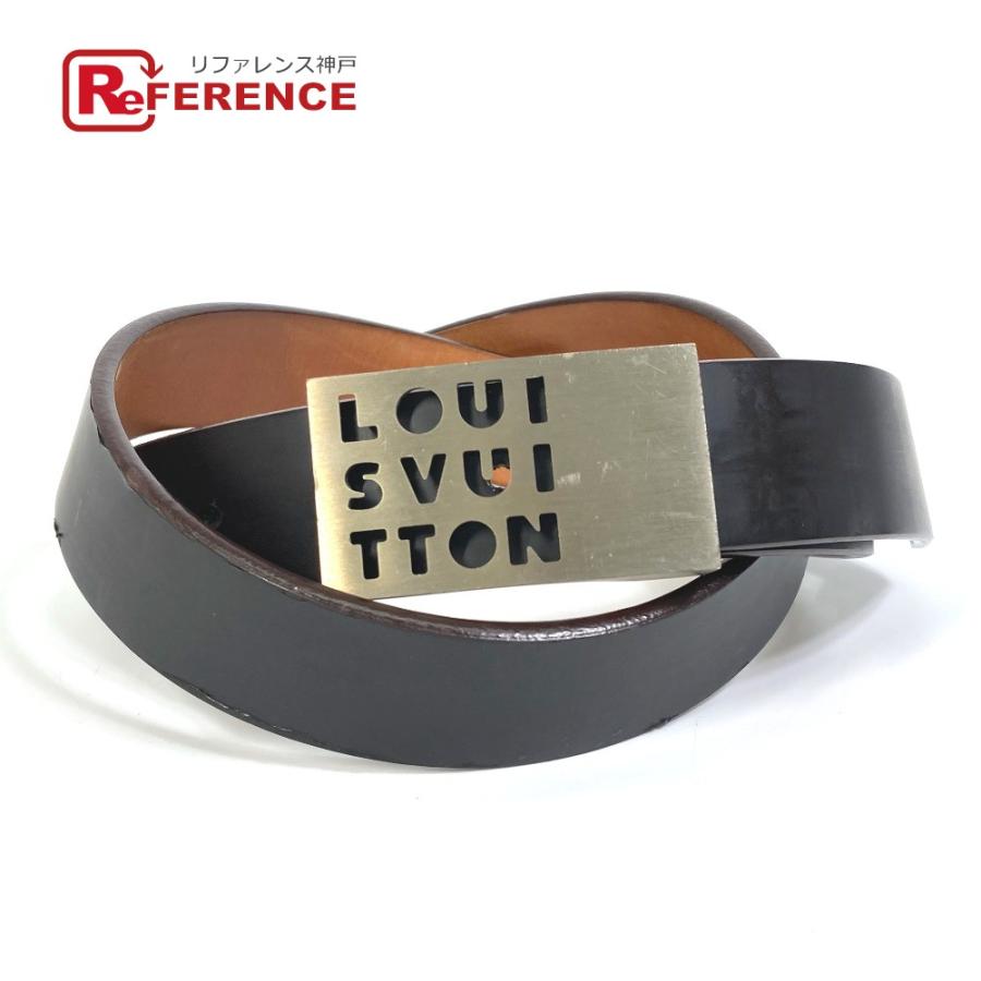 消費税無し ルイヴィトン ベルト サンチュール キャレ ダミエ PVC ロゴ