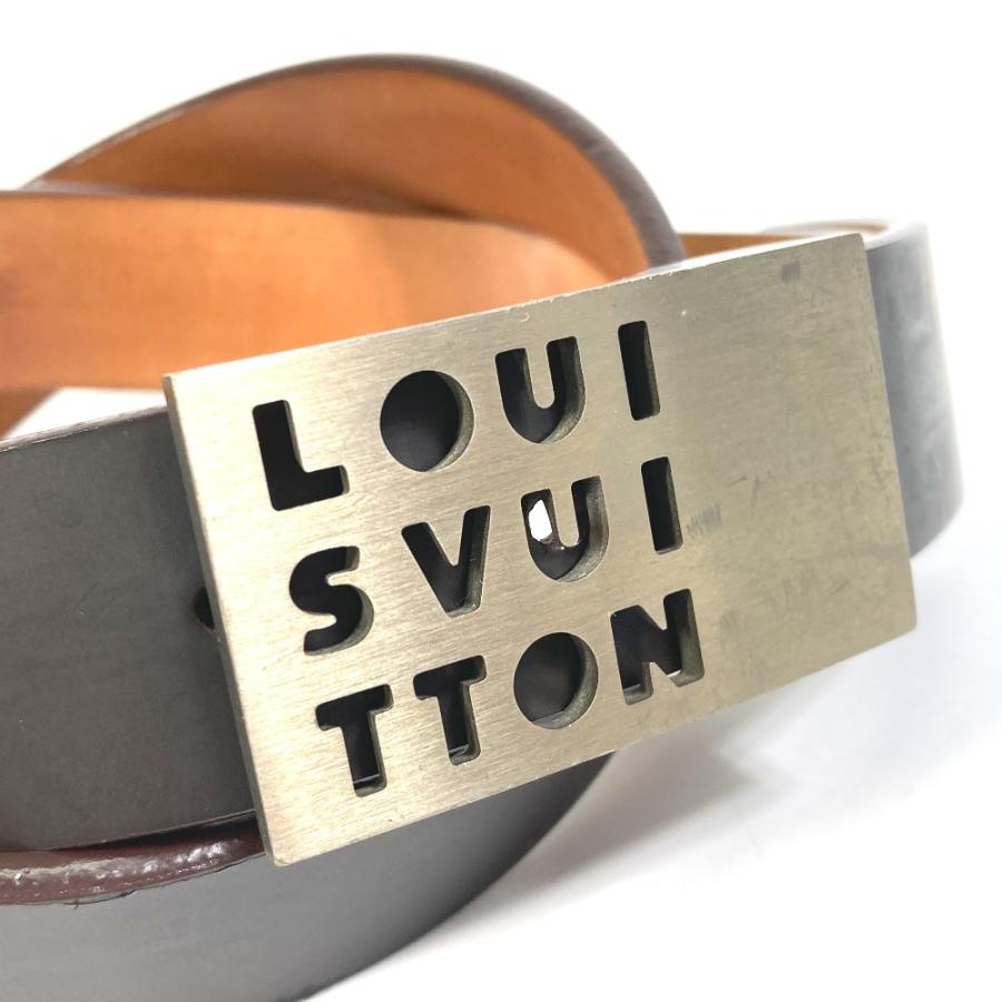 LOUIS VUITTON ルイヴィトン M6809V サンチュールLST ロゴ ベルト 
