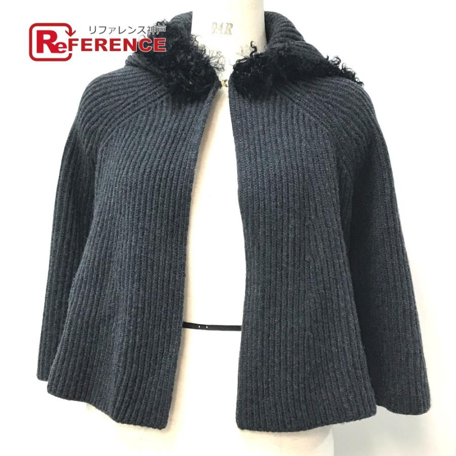 ♥美品♥CELINEマカダム　 ネイビー　カシミア混 ウール 手袋 ♥美品♥CELINEマカダム ネイビー カシミア混 ウール 手袋 ♥美