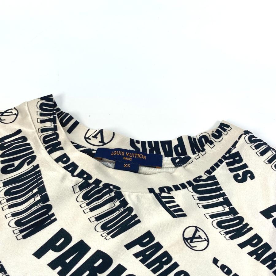 LOUIS VUITTON ルイヴィトン FLTS86  21SS  シグネチャー ロゴ ロングスリーブ 長袖シャツ レーヨン ホワイトベージュ レディース【中古】 | LOUIS VUITTON | 03