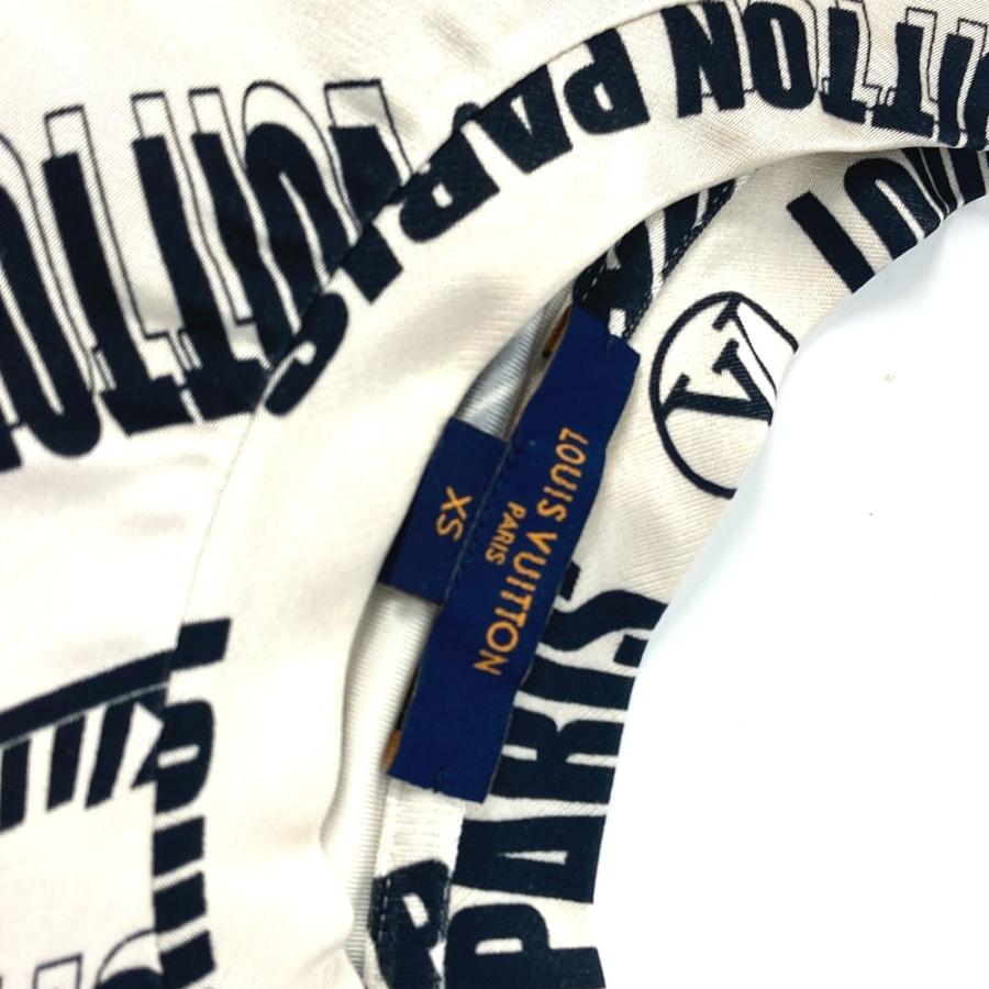 LOUIS VUITTON ルイヴィトン FLTS86  21SS  シグネチャー ロゴ ロングスリーブ 長袖シャツ レーヨン ホワイトベージュ レディース【中古】 | LOUIS VUITTON | 04