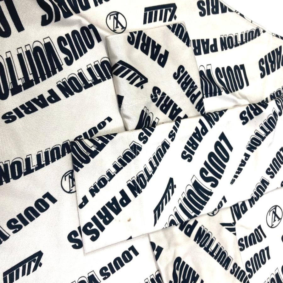 LOUIS VUITTON ルイヴィトン FLTS86  21SS  シグネチャー ロゴ ロングスリーブ 長袖シャツ レーヨン ホワイトベージュ レディース【中古】 | LOUIS VUITTON | 05